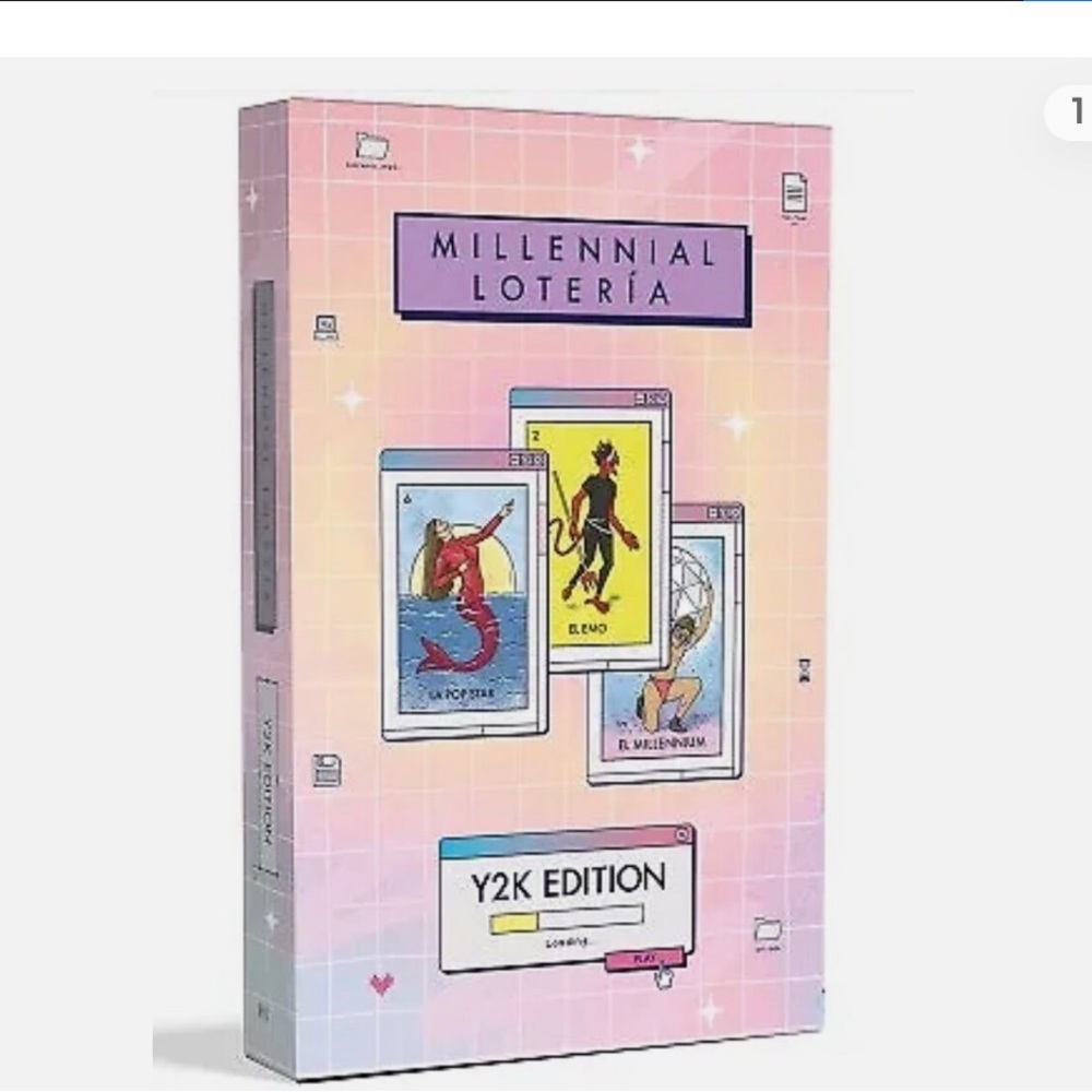 New Millennial Lotería Y2K Edition Board Game